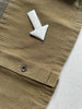 RYUICHIRO SHIMAZAKI - 1990s CONTRASTING WOOL BLOCK LONG SLEEVE SHIRT
