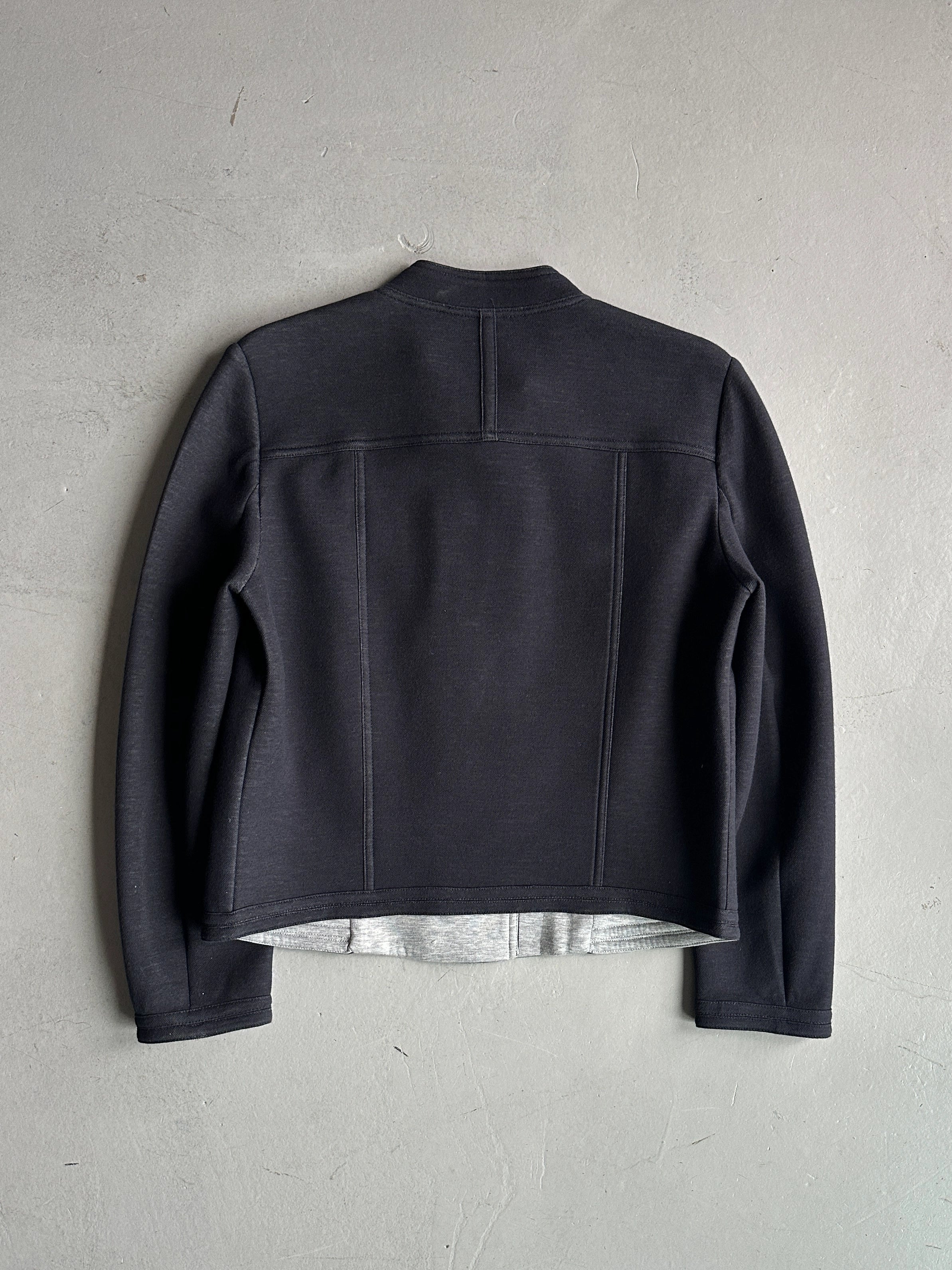 MARITHÉ + FRANÇOIS GIRBAUD - 1990s CROP FIT MANDARIN COLLAR JACKET