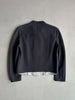 MARITHÉ + FRANÇOIS GIRBAUD - 1990s CROP FIT MANDARIN COLLAR JACKET