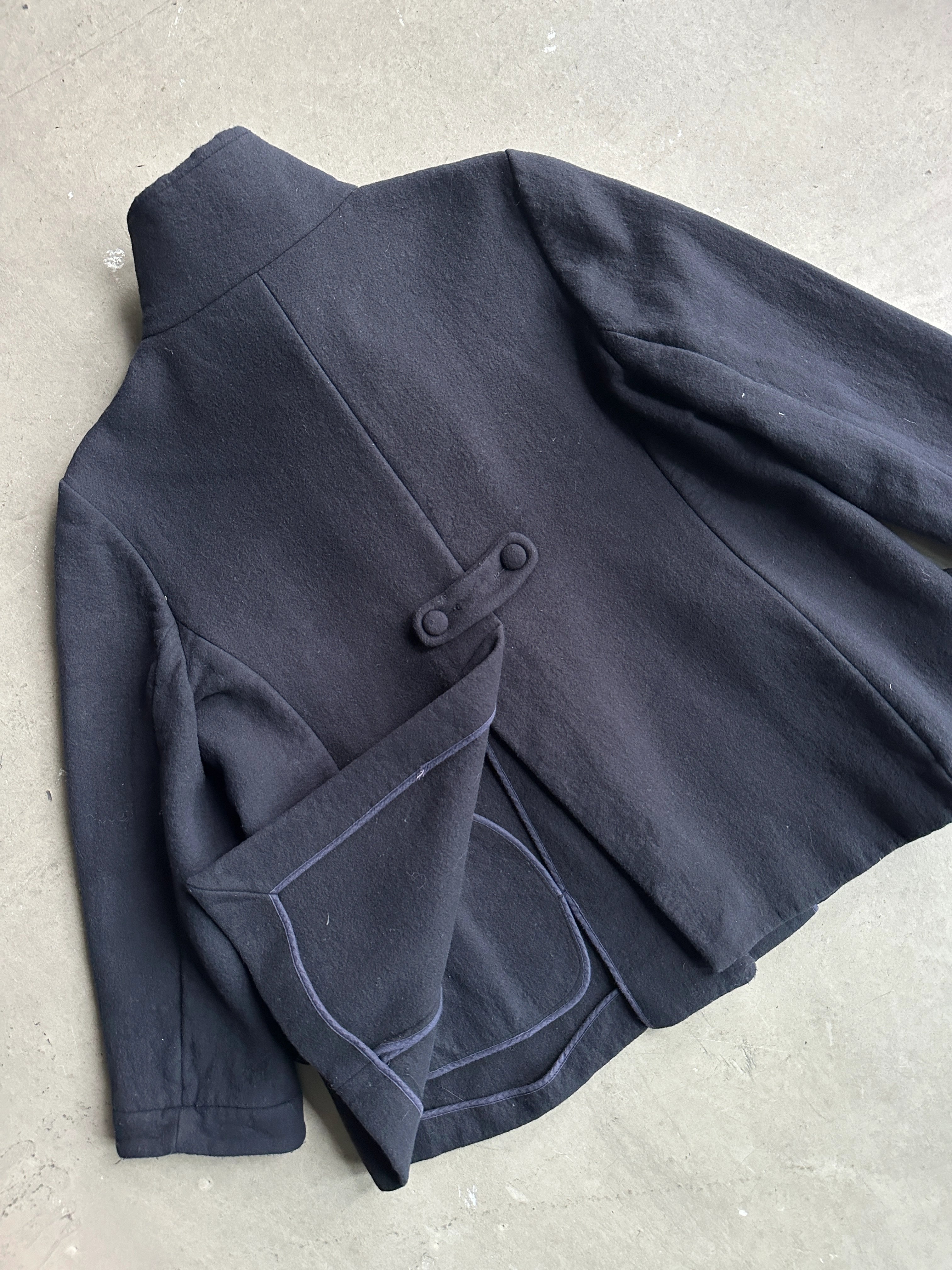 MARNI - 1990s OPEN FRONT WOOL JACKET