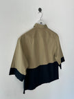 DRIES VAN NOTEN - 2010s COLOUR BLOCK BOXY FIT SHIRT