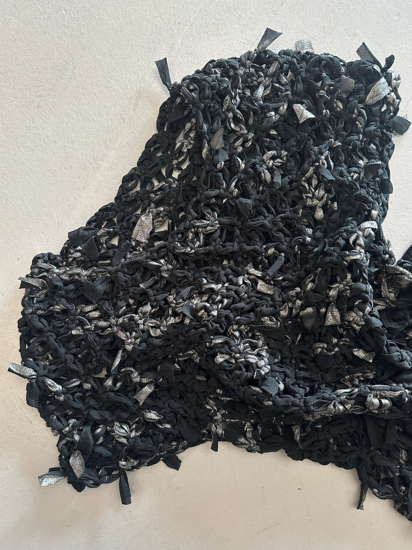 HIROKO KOSHINO - 1990s KNOTTED NET TOP