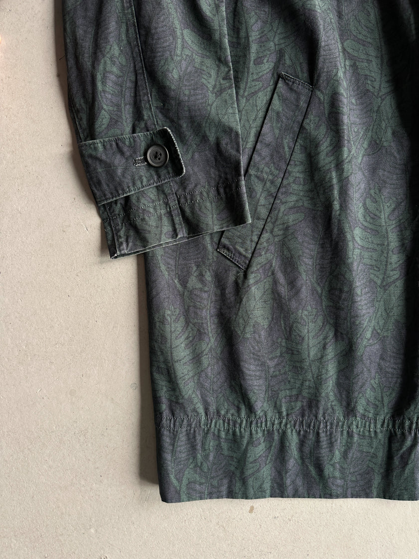 KOLOR - S/S 2014 CONTRASTING YOKE PRINTED TRENCH COAT