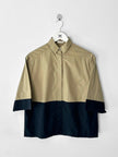 DRIES VAN NOTEN - 2010s COLOUR BLOCK BOXY FIT SHIRT