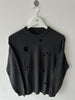 DANIELE ALESSANDRINI - 2000s CREWNECK JUMPER WITH CUT OUTS FRONT