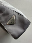 PRADA - S/S 1998 PLEXI HANDLE NYLON SHOULDER BAG