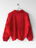 KANSAI YAMAMOTO - 1980s OPEN BACK BOXY FIT KNIT JUMPER