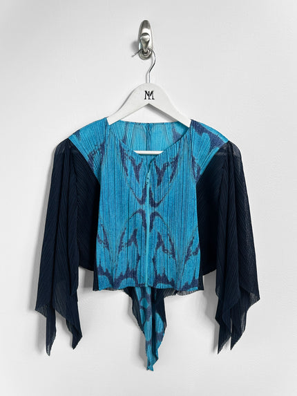 ISSEY MIYAKE PLEATS PLEASE - F/W 2013 CROPPED BUTTERFLY ZIPPED BOLERO