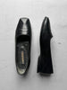 ISSEY MIYAKE - 1980s SCULPTURAL SQUARE TOE LOAFERS
