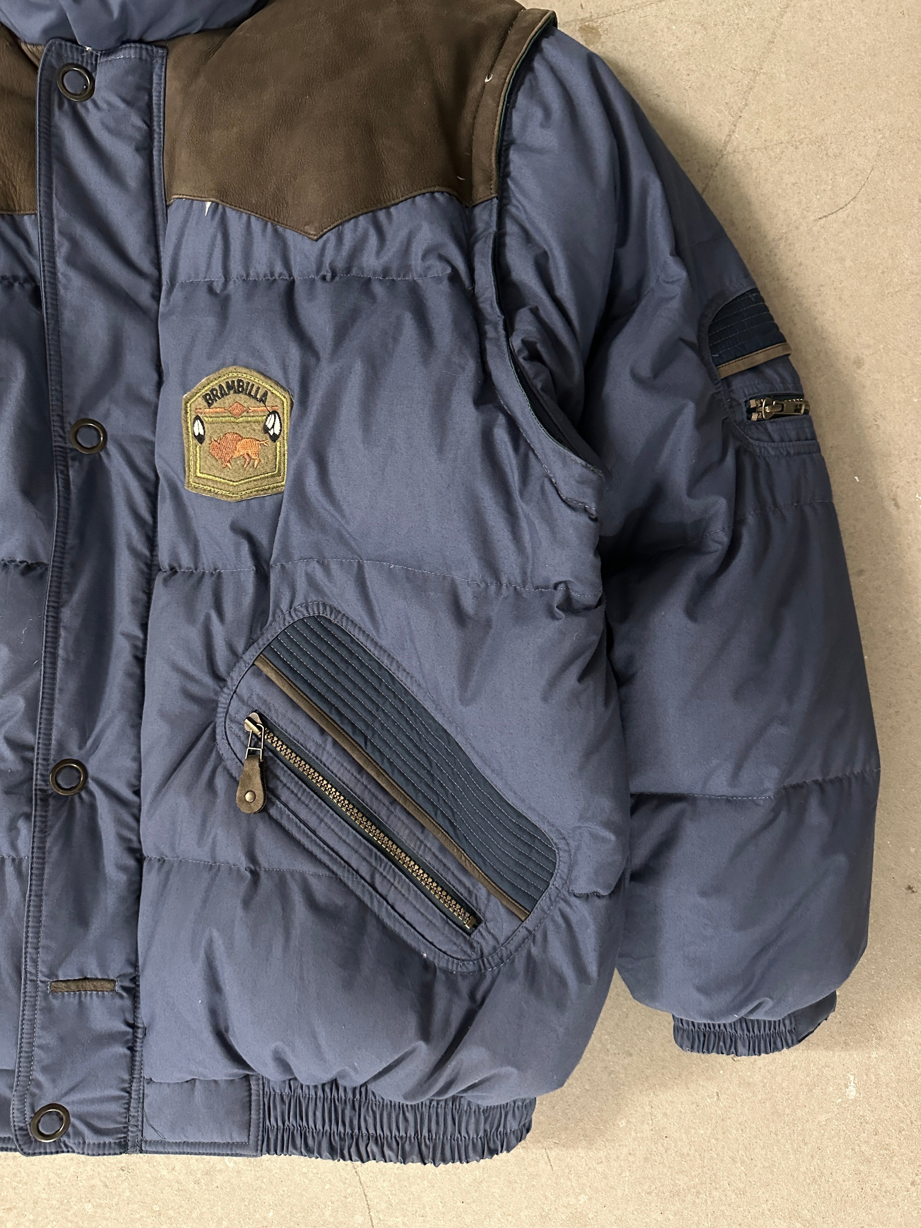 1990s PUFFER JACKET WITH REMOVABLE SLEEVE