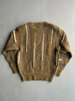ISSEY MIYAKE - early 1980s 3D KNIT JUMPER WITH PADDED SHOULDERS