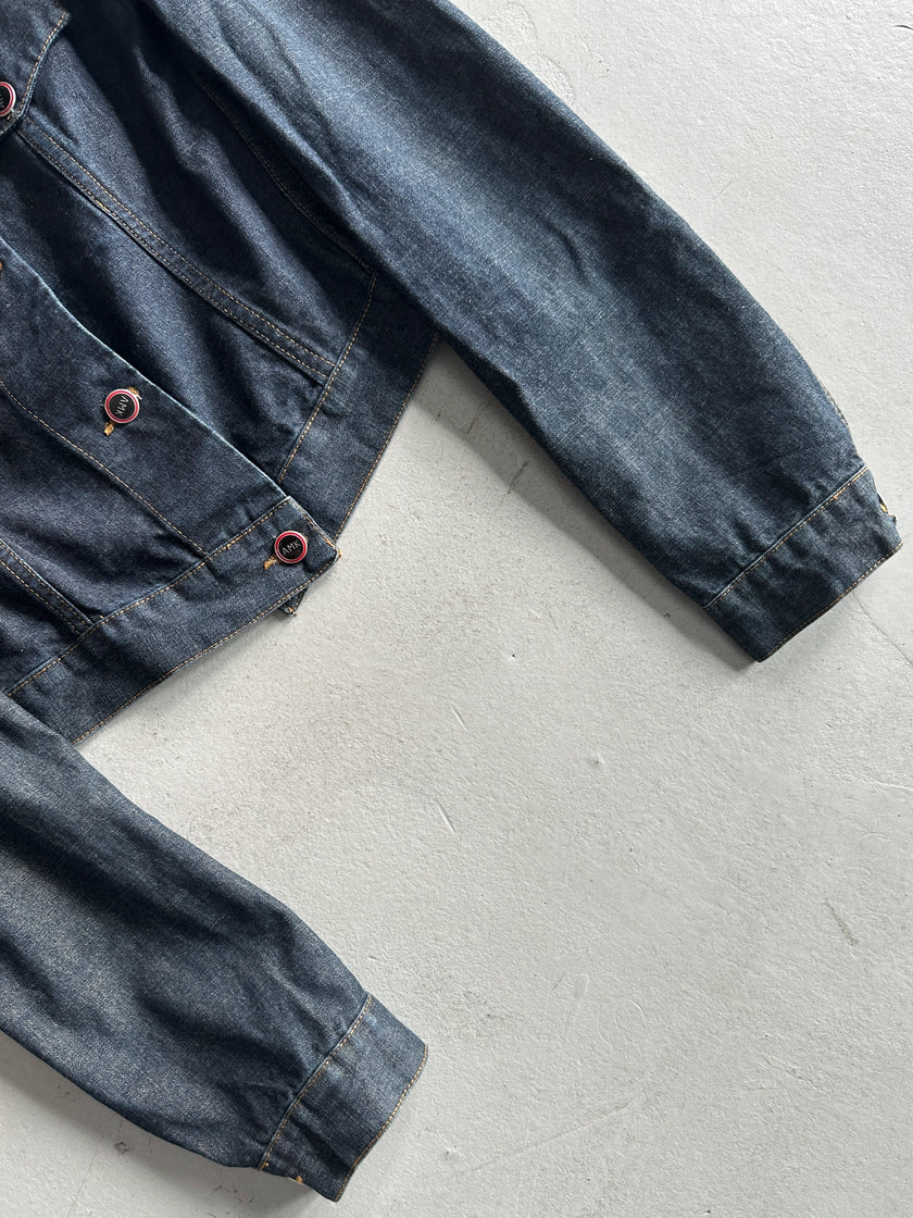 ANDREW MACKENZIE - 2000s CROPPED FIT DENIM JACKET