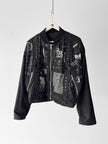 CALUGI E GIANNELLI 1980s LUCKY SYMBOLS BOMBER JACKET