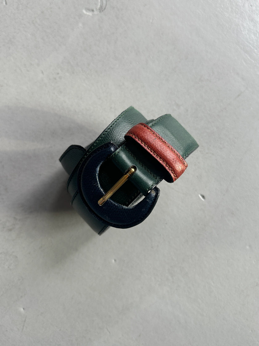ETRO - 1990s MULTICOLOUR LEATHER BELT