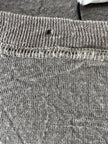 ISSEY MIYAKE - 1990s LOOSE FIT CREW NECK CRINKLED LONG SLEEVE TOP