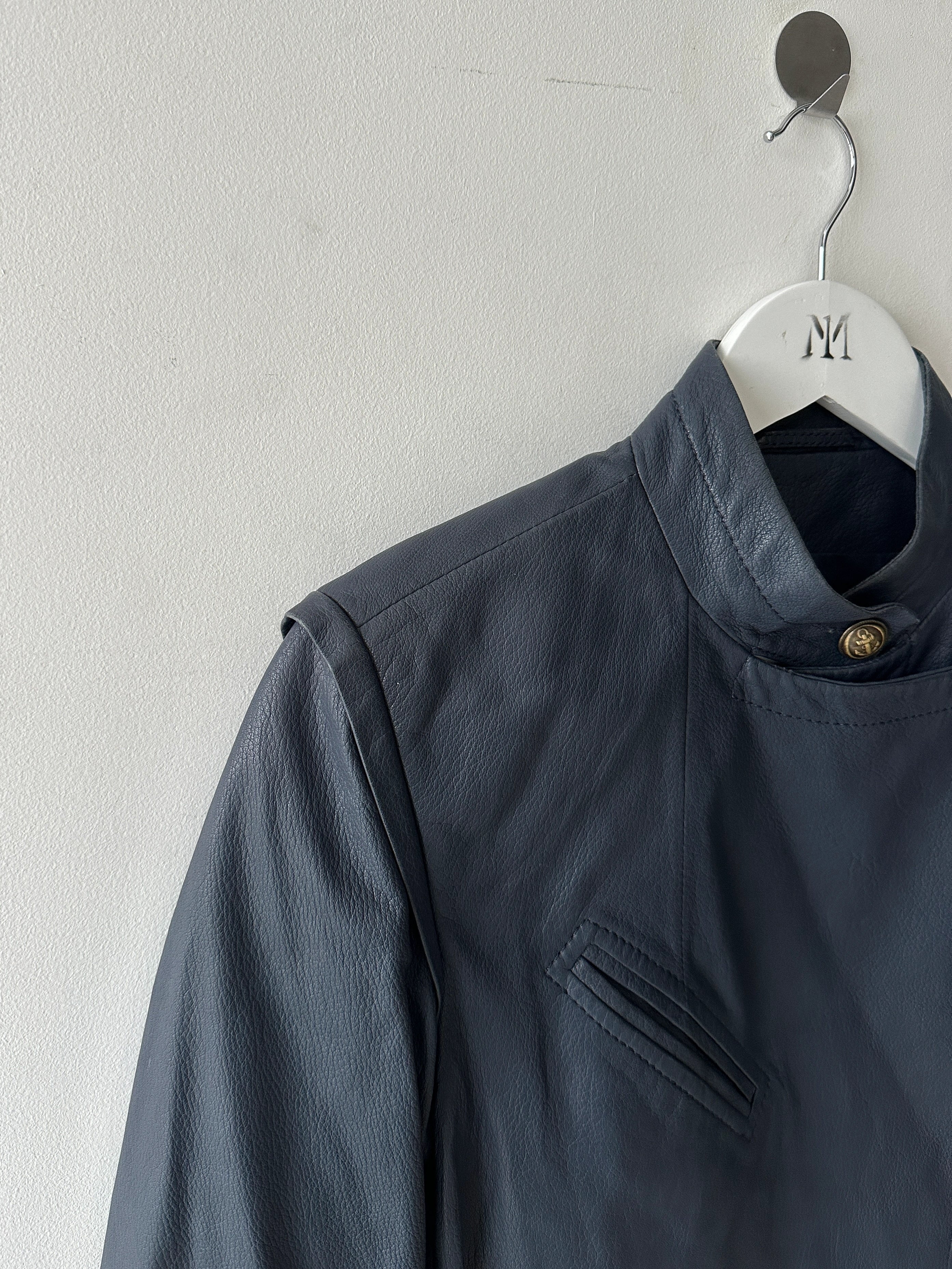 GIANFRANCO FERRÉ - S/S 2009 CROP FIT LEATHER JACKET