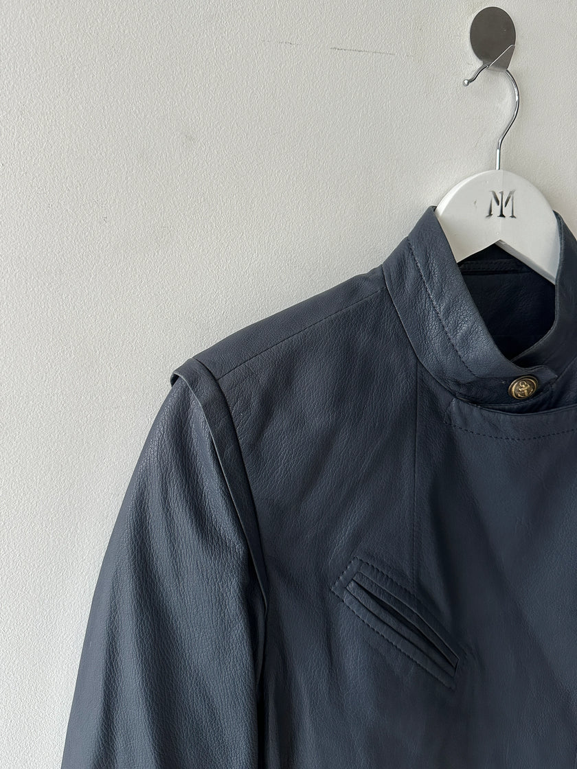 GIANFRANCO FERRÉ - S/S 2009 CROP FIT LEATHER JACKET