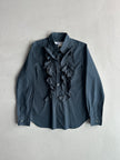 COMME DES GARÇONS - S/S 1999 RUFFLE FRONT LONG SLEEVE SHIRT