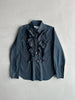 COMME DES GARÇONS - S/S 1999 RUFFLE FRONT LONG SLEEVE SHIRT