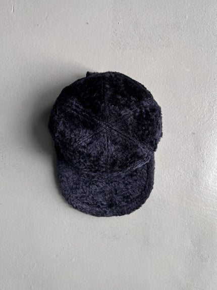 ARMANI JEANS  - 1990s TEDDY FAUX FUR CAP