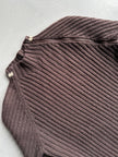 DANIELE ALESSANDRINI - 1990s RIBBED KNIT JUMPER WITH FULL ASYMMETRICAL SIDE ZIP