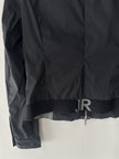 JOHN RICHMOND - early 2000s NYLON JACKET WITH TRIPLE ZIP AT COLLAR