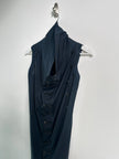 ANN DEMEULEMEESTER - F/W 2009 TRIPLE BUTTON DETAILING COTTON DRESS