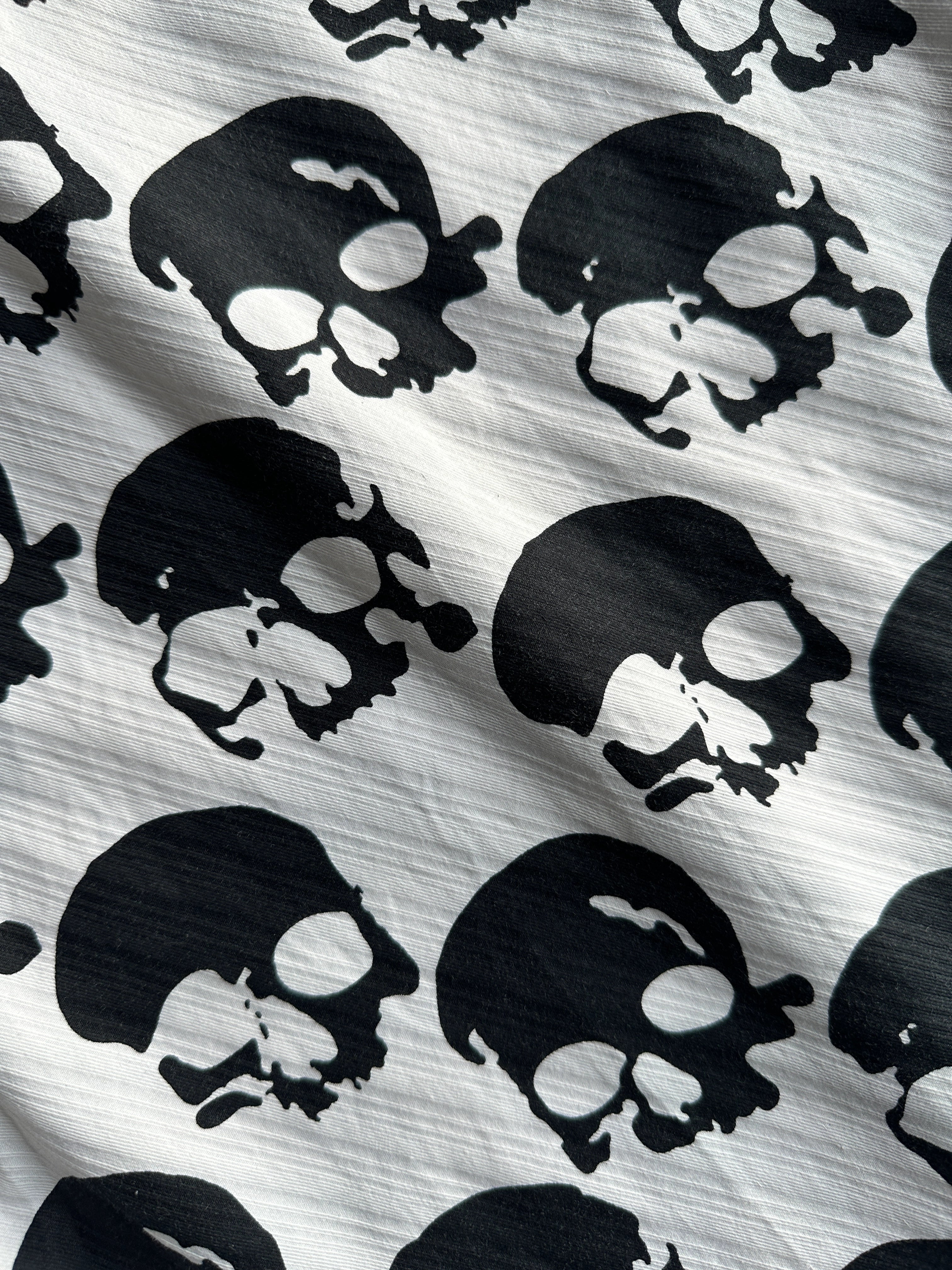 COMME DES GARÇONS SHIRT - S/S 2011 ALL OVER SKULL PRINT LONG SLEEVE SHIRT