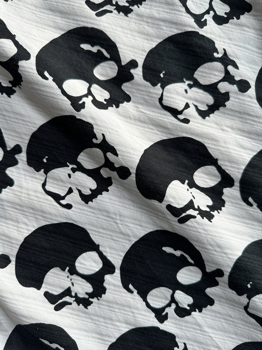 COMME DES GARÇONS SHIRT - S/S 2011 ALL OVER SKULL PRINT LONG SLEEVE SHIRT