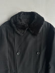 YOHJI YAMAMOTO NOIR - A/W 1996 DOUBLE BREASTED LONG FUR COAT
