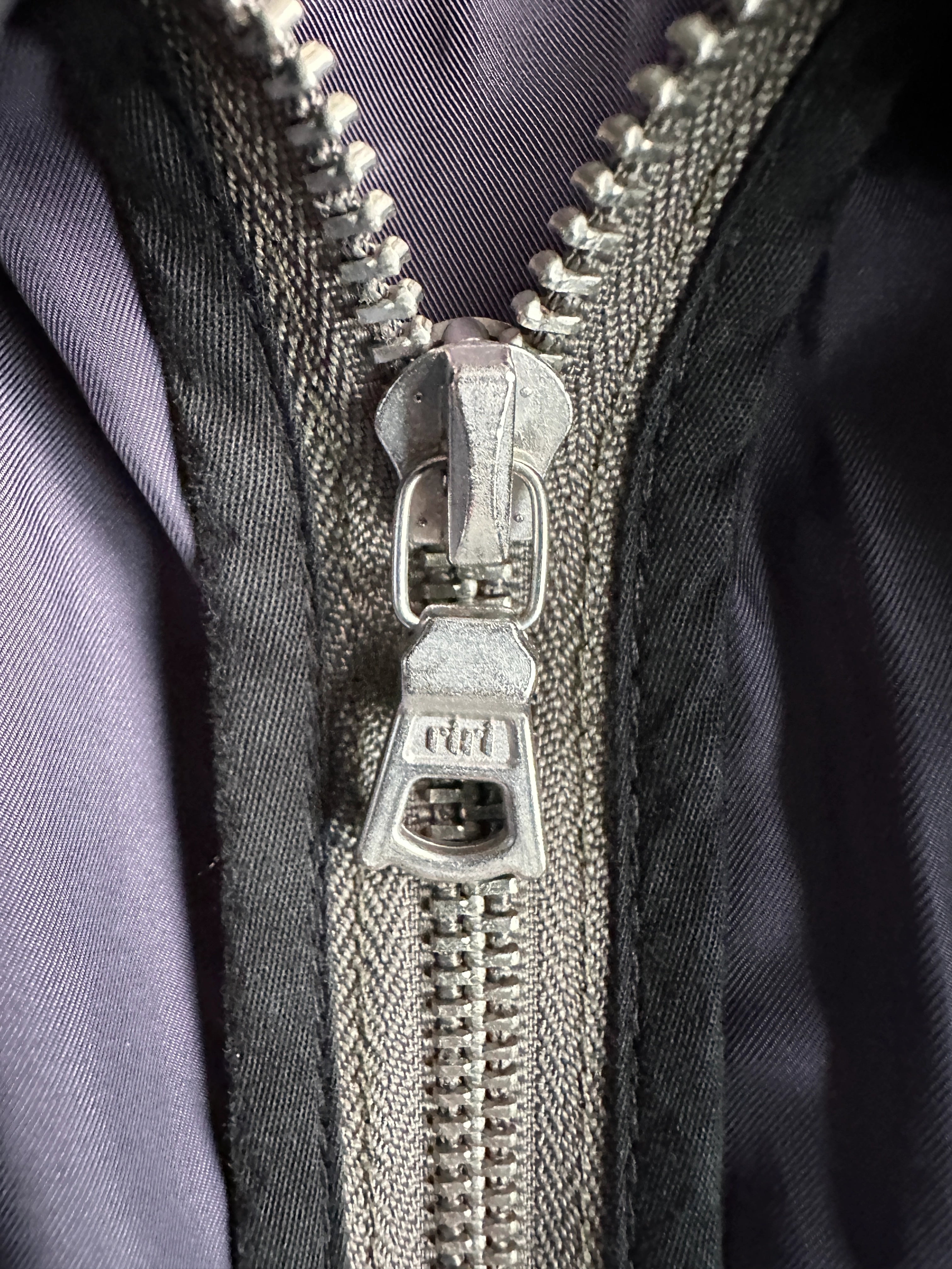 DRIES VAN NOTEN - F/W 2014 LAYERED JACKET WITH ZIP RUNNING FROM SLEEVE TO BACK