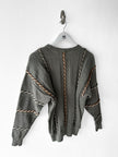 ISSEY MIYAKE -  circa 1984 OVERSIZED JUMPER WITH 3D KNIT DETAILING