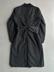 COP COPINE - early 2000s PADDED COAT WITH ZIPPED BACK AND GLOVES SCARF
