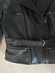 1974 LEATHER BIKER JACKET