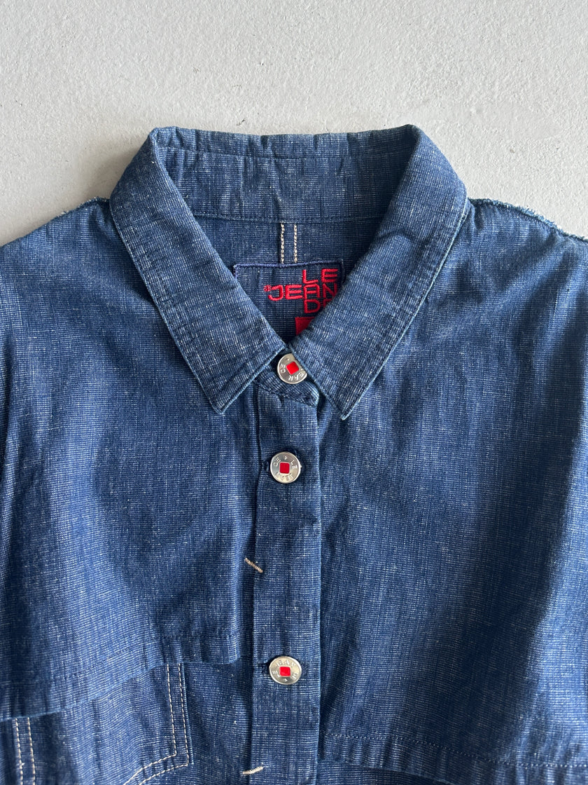 MARITHÉ + FRANÇOIS GIRBAUD - S/S 2013 LAYERED LIGHT DENIM JACKET