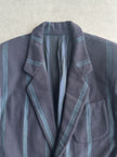 ISSEY MIYAKE - 1990s OVERSIZED BLAZER WITH CONTRASTING STRIPES