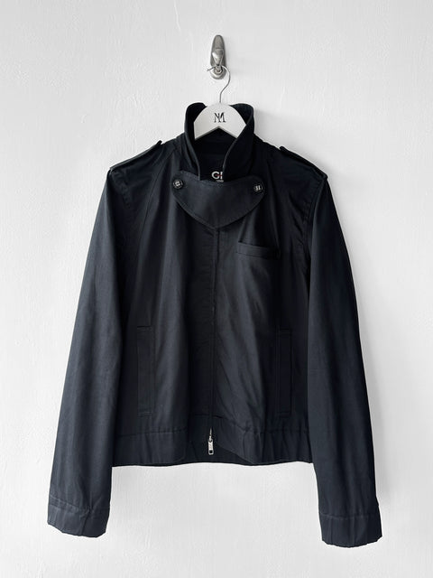 GIANFRANCO FERRÉ - S/S 2008 STRAIGHT FIT JACKET WITH OVERSIZED THROAT FLAP