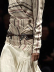 DRIES VAN NOTEN - F/W 2002 PONY HAIR LEATHER BELT