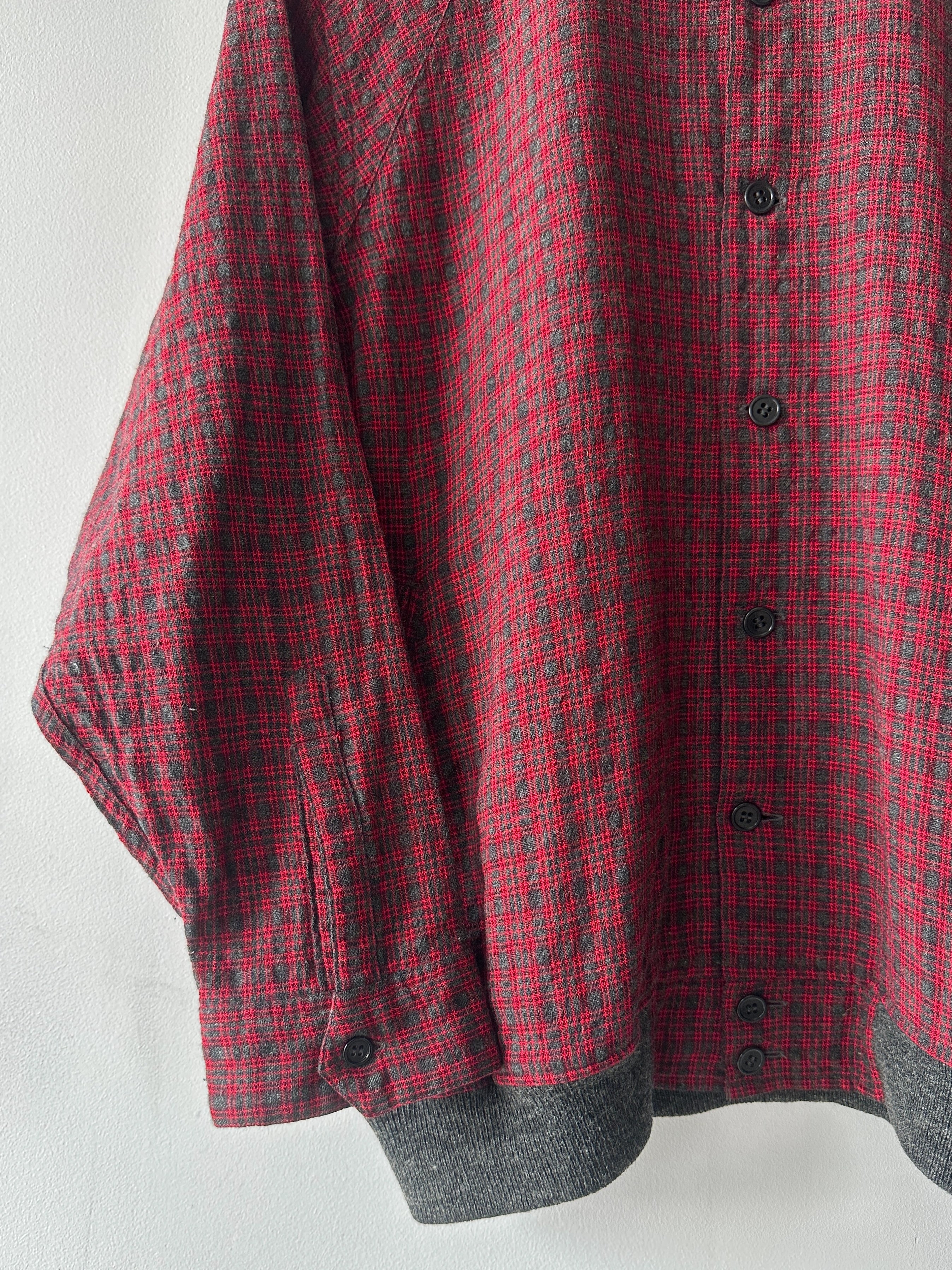 YOHJI YAMAMOTO Y'S MEN - F/W 1986 BOXY FIT CHECKED SHIRT