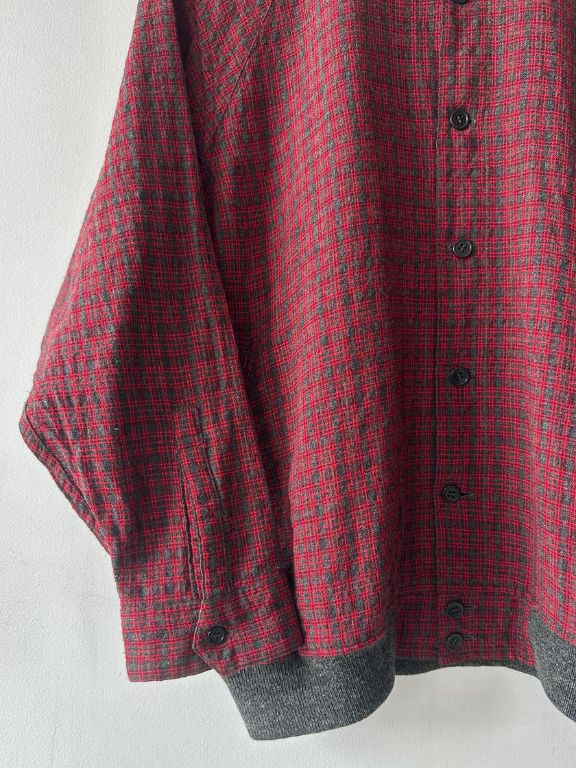YOHJI YAMAMOTO Y'S MEN - F/W 1986 BOXY FIT CHECKED SHIRT