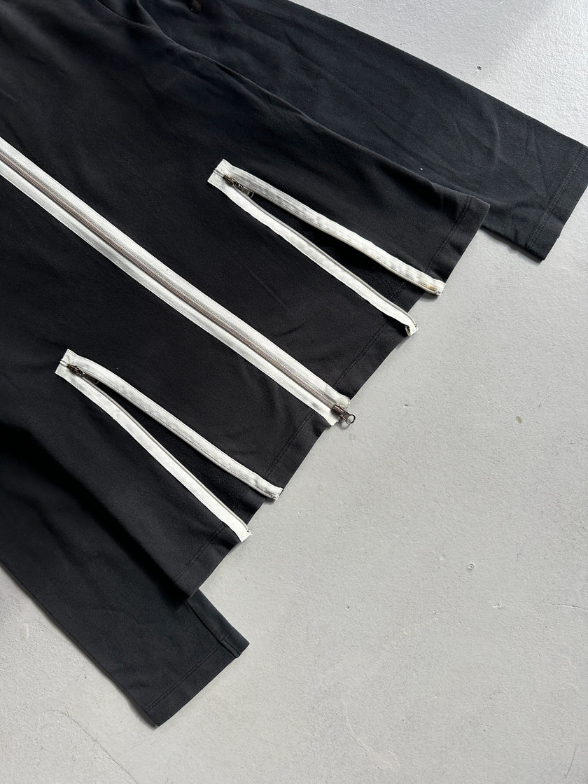 GIANFRANCO FERRÉ - 1990s BOTTLE NECK TRIPLE ZIP SWEATER