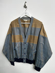 ITALIAN LABEL 1980s LINEN BLOUSON JACKET
