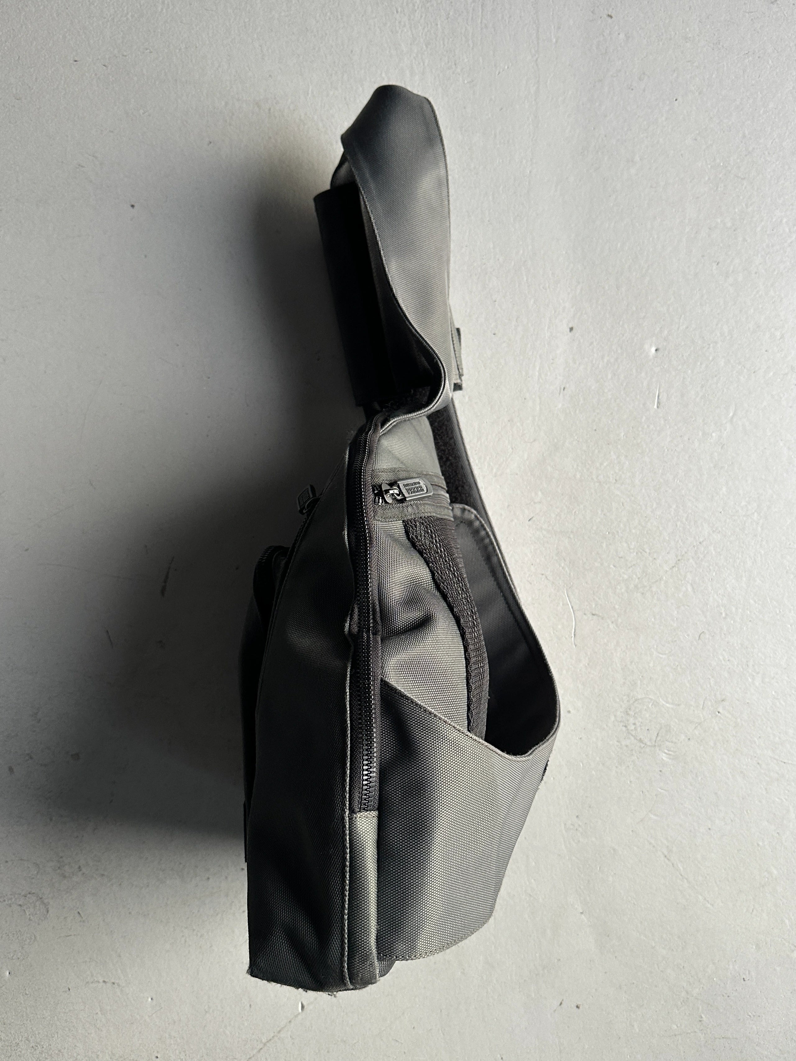 GIANFRANCO FERRÉ - 1990s SLING BAG WITH VELCRO STRAP POUCH