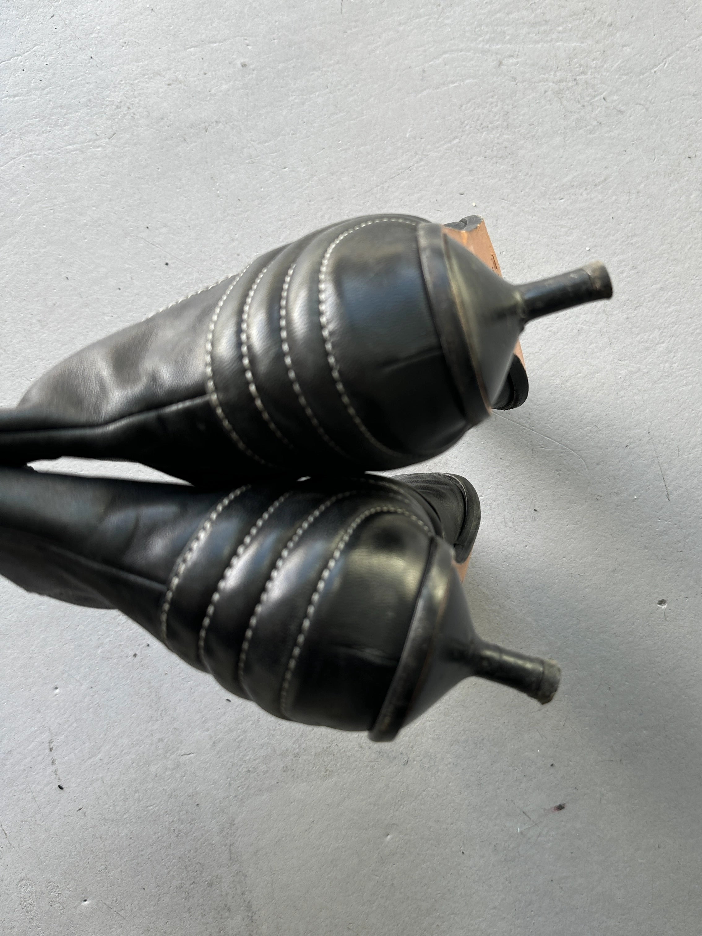 ETRO - F/W 2001 POINTED TOE KITTEN HEELS BOOTS