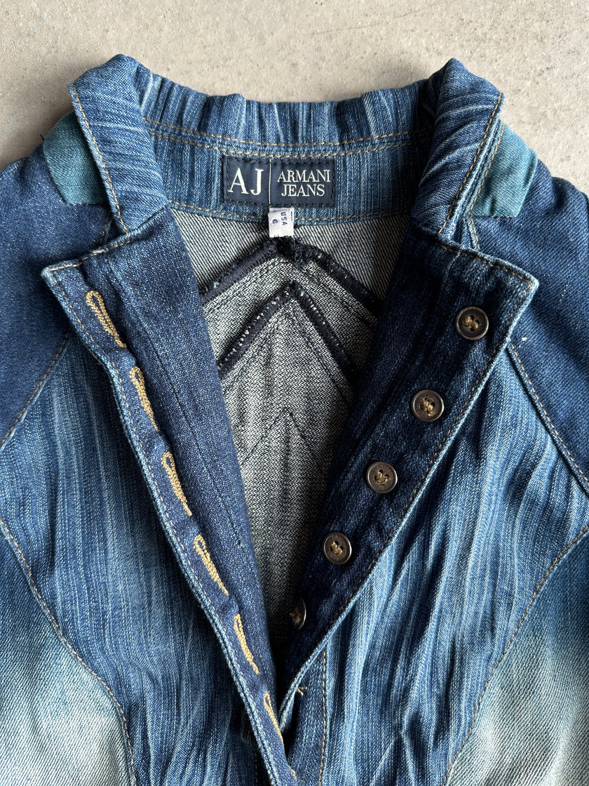 ARMANI JEANS - 2000s INDIGO SERIES 006 DENIM JACKET