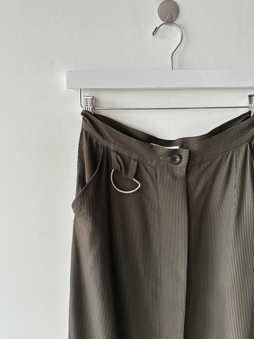 JAPANESE LABEL 2000s MAXI SKIRT WITH SIDE POCKETS