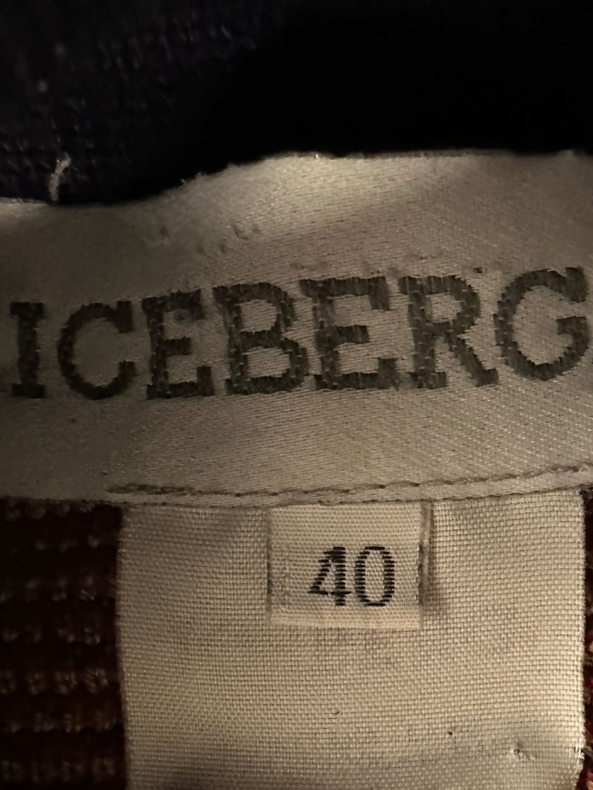 ICEBERG - 1980s MOCK NECK LONG JUMPER