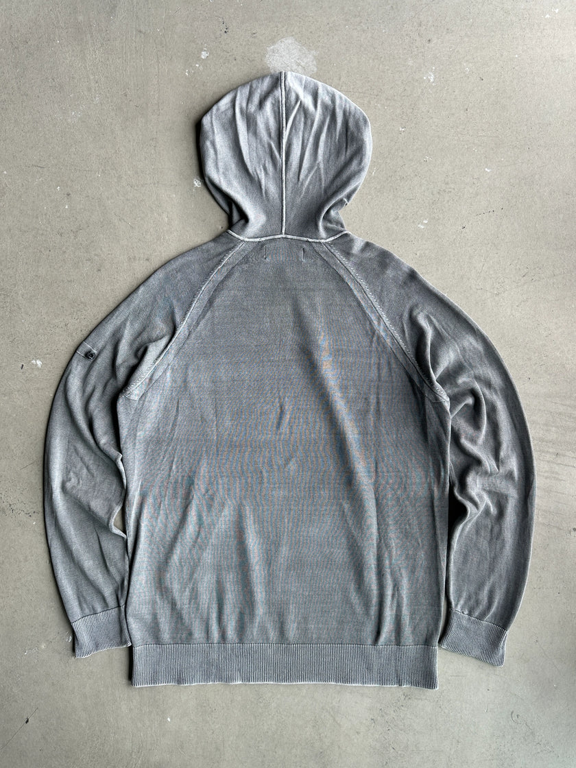 STONE ISLAND - 2000s HOODED KNIT SWEATER