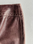 ICEBERG - 2000s MIDI LEATHER SKIRT