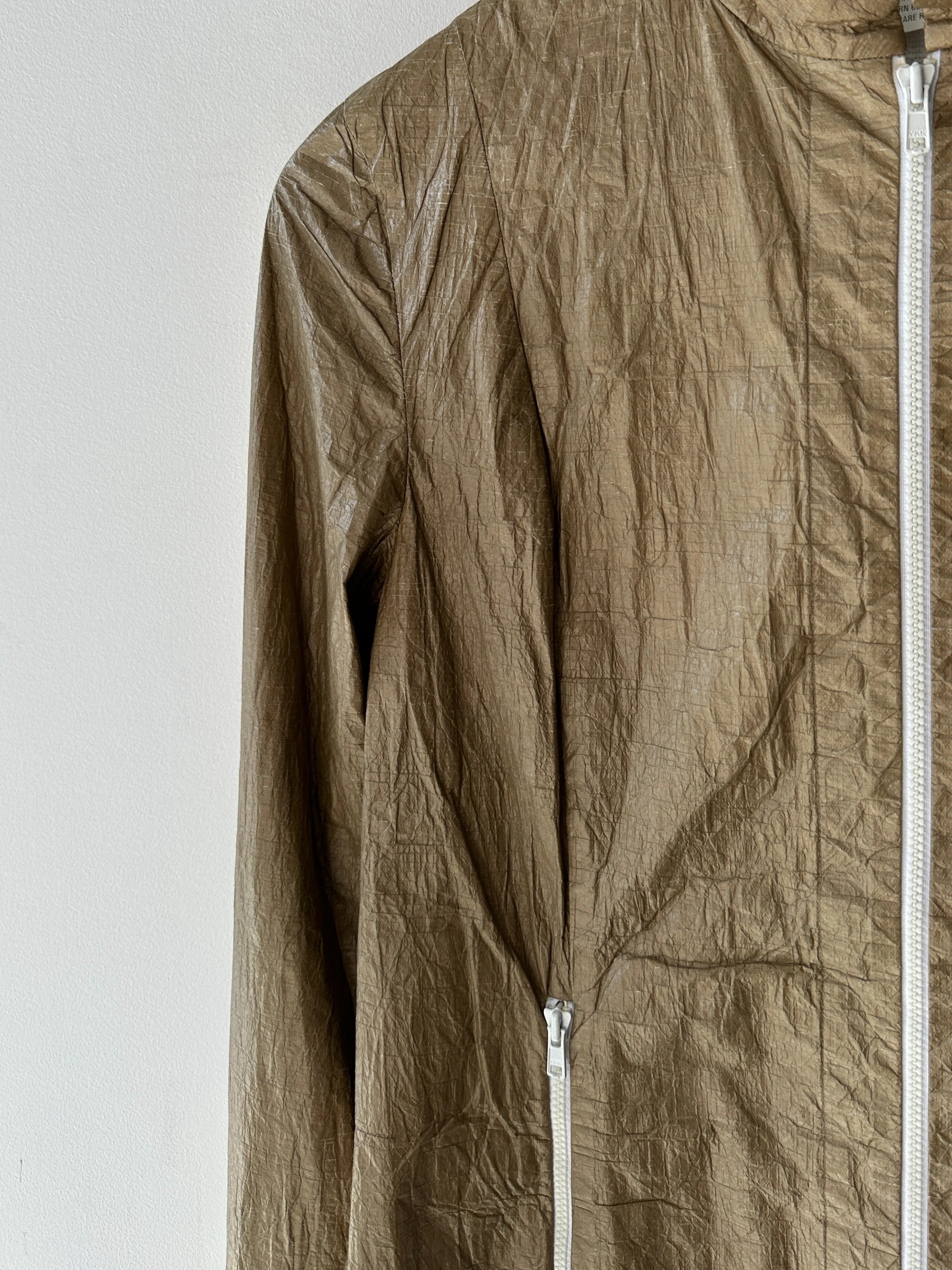 VIVIENNE TAM - S/S 1999 PAPER TEXTURE CRINKLED LIGHT JACKET